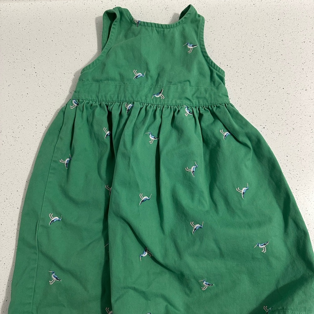 L.L. Bean Green Kids Formal Dress